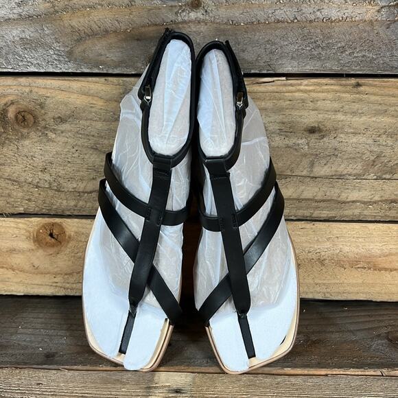 Franco Sarto Sybil Strappy Sandal - Black/Gold - 6.5 - New without box - Picture 5 of 8